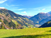Prati e boschi a Breiteben, in Val Passiria