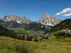 Vista su Corvara, in Alta Badia