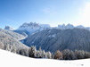 Il Gruppo delle Odle e lo splendido paesaggio innevato