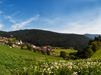 Vista del comune di Meltina, in Alto Adige