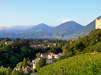 Vista su Merano, in Alto Adige