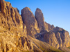 Vista ravvicinata con le Dolomiti