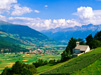 Vista di Malles, in Val Venosta